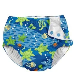 I Play. By Green Sprouts Boys' Turtle Journey Swim Diaper (Baby, Toddler)