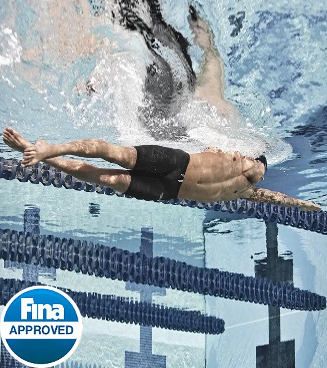 Speedo Men's Fastskin LZR Pure Valor High Waist Jammer Tech Suit Swimsuit - Image 4