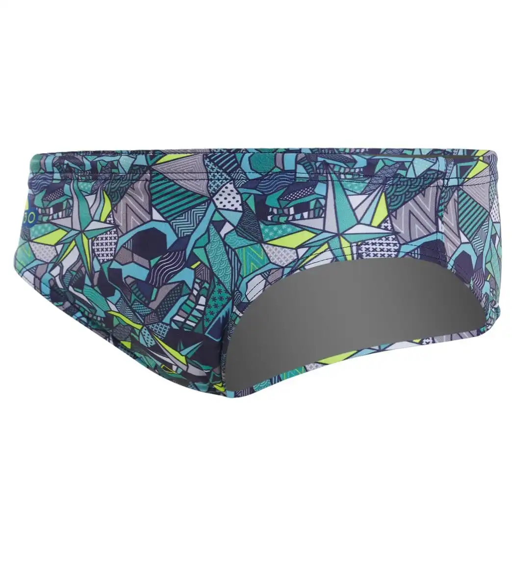 TURBO Men's Skull Geo Water Polo Brief - Image 2