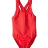 Tidepools Girls' Solid Racer Back One Piece Swimsuit (Big Kid)