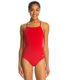 Dolfin Reliance Solid V-Back One Piece Swimsuit