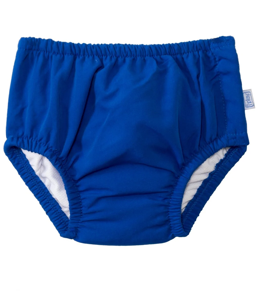 I Play. By Green Sprouts Royal Blue Ultimate Snap Swim Diaper (Baby, Toddler)
