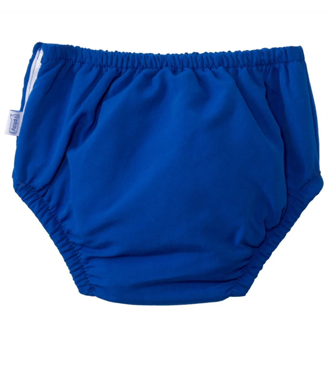 I Play. By Green Sprouts Royal Blue Ultimate Snap Swim Diaper (Baby, Toddler) - Image 2
