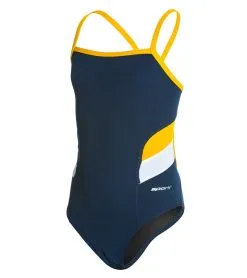 Sporti HydroLast Splice Thin Strap One Piece Swimsuit Youth (22-28)