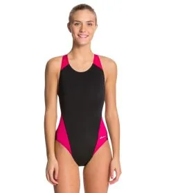 Dolfin Ocean Racing By Color Block Performance Back One Piece Swimsuit