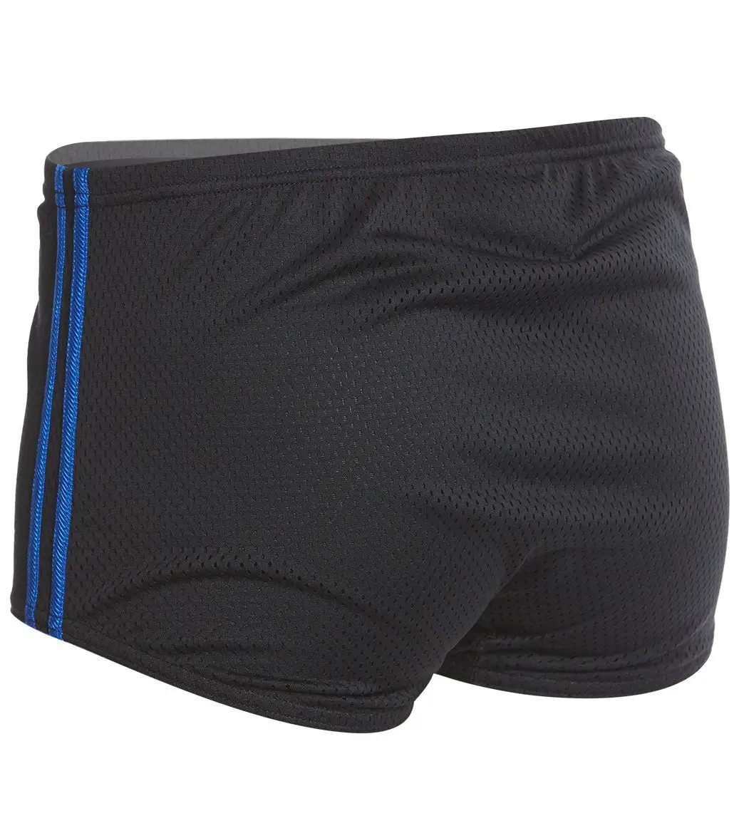 Speedo Solid Poly Mesh Square Leg Swimsuit - Image 2