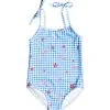 Roxy Girls' Vichy Paradise One Piece Swimsuit