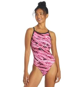 Sporti HydroLast Flash Thin Strap One Piece Swimsuit