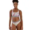 Dolfin Uglies Women's Asymmetrical Two Piece Work Out Swimsuit
