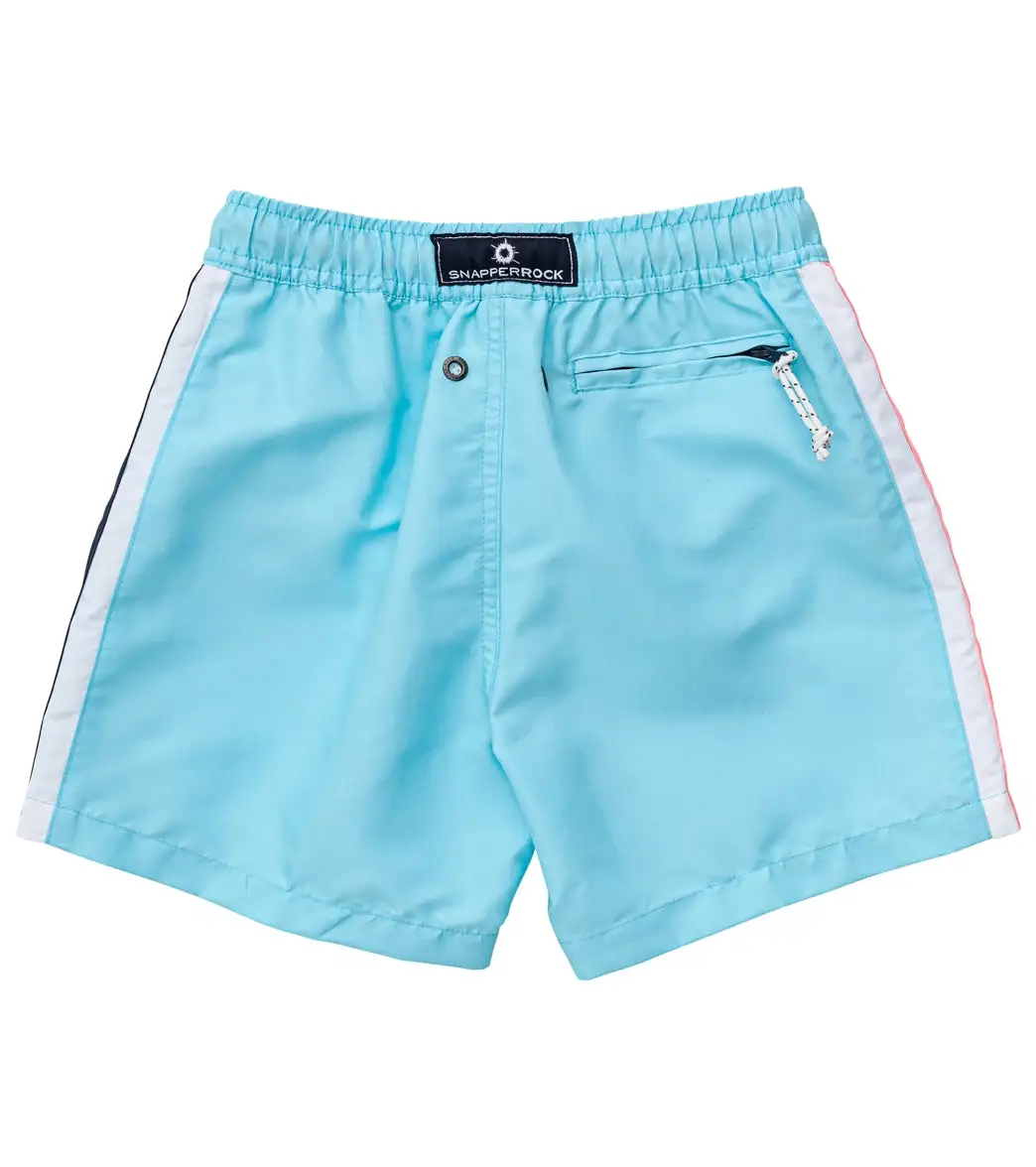 Snapper Rock Boys' Blue Retro Stripe Volley Board Short (Toddler, Little Kid, Big Kid) - Image 2