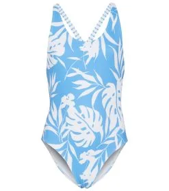 Roxy Girls' Flowers Addict One Piece Swimsuit (Big Kid)