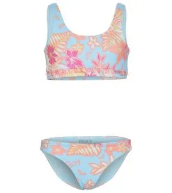 Roxy Girls' Funny Childhood Bralette Bikini Set (Toddler, Little Kid)