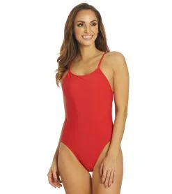 Jolyn Women's Devon Solid One Piece Swimsuit