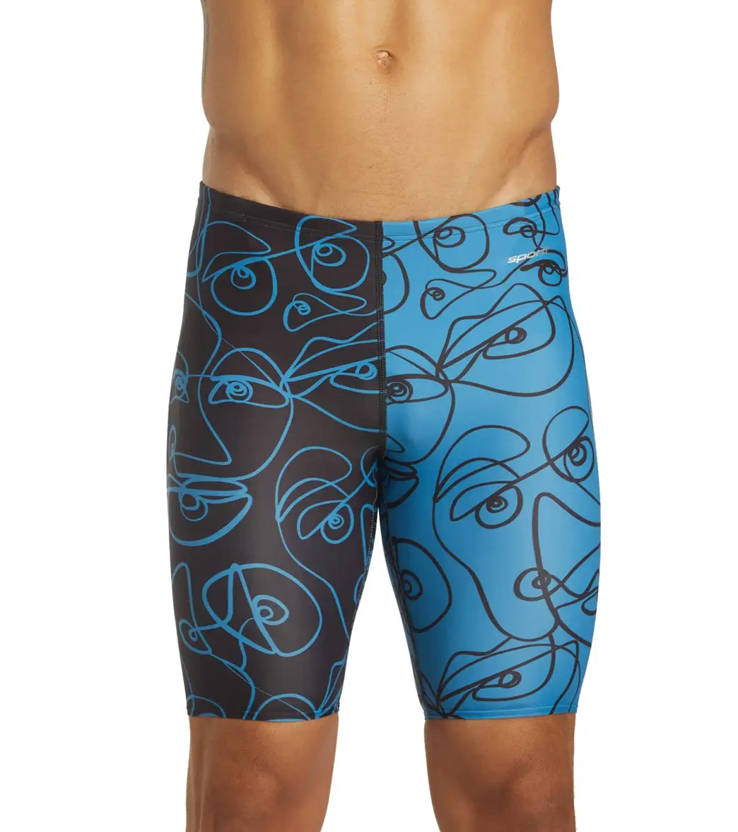 Sporti X ALILscribble Limited Edition Divide Jammer Swimsuit - Image 10