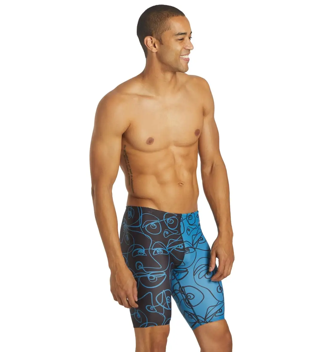 Sporti X ALILscribble Limited Edition Divide Jammer Swimsuit - Image 8