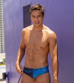 Sporti X ALILscribble Limited Edition Divide Brief Swimsuit