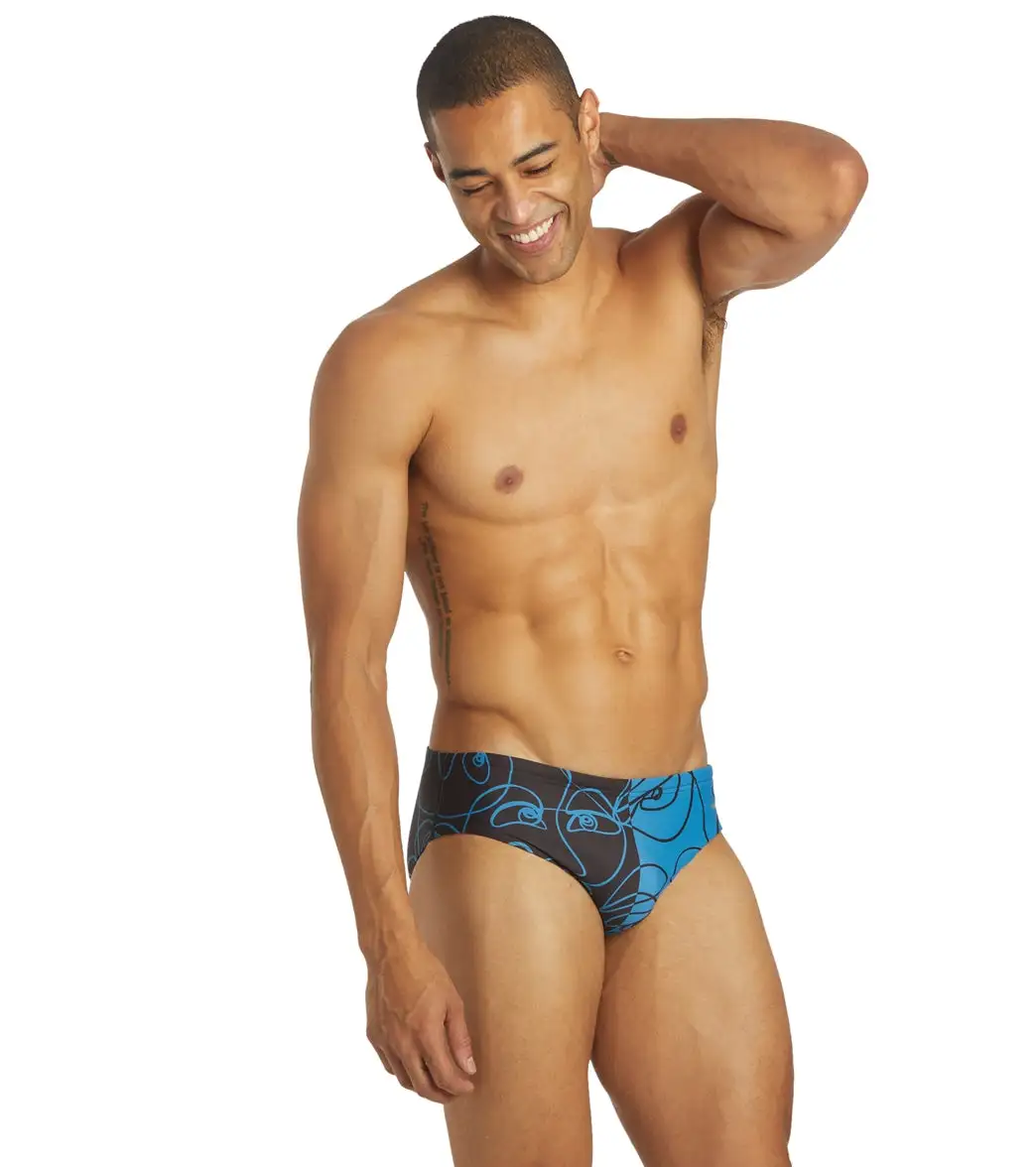 Sporti X ALILscribble Limited Edition Divide Brief Swimsuit - Image 5