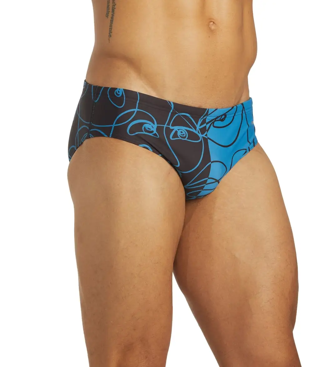 Sporti X ALILscribble Limited Edition Divide Brief Swimsuit - Image 9