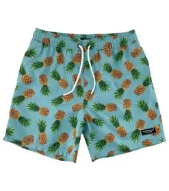 Island Haze Men's 17" The Pineapples Printed Swim Trunks