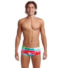 Funky Trunks Men's Dye Hard Sidewinder Square Leg Swimsuit