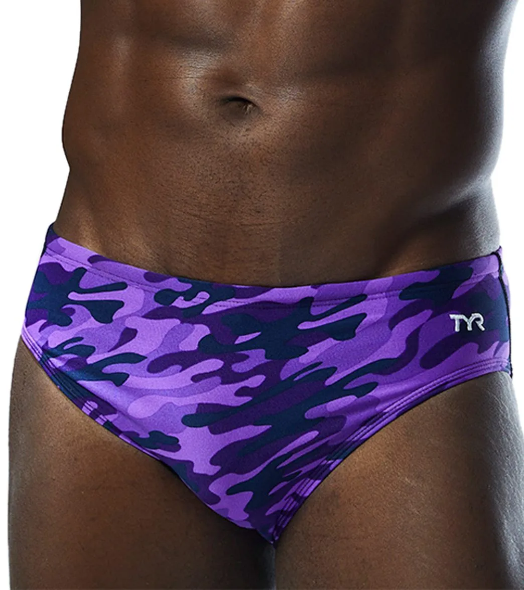 TYR Men's Camo Racer Brief Swimsuit - Image 5