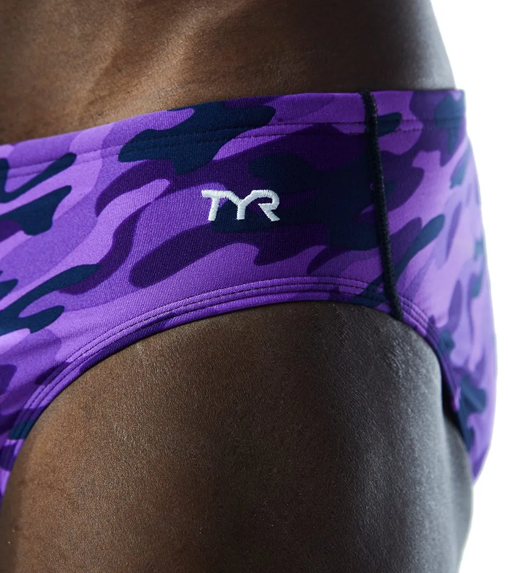 TYR Men's Camo Racer Brief Swimsuit - Image 6