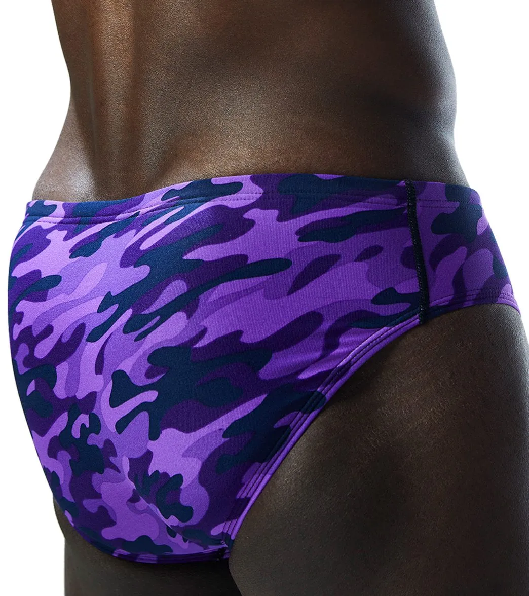TYR Men's Camo Racer Brief Swimsuit - Image 7