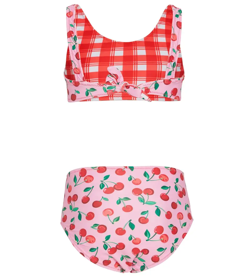 Seafolly Girls' Cherry Pie Reversible Two Piece Bikini Set (Big Kid) - Image 2