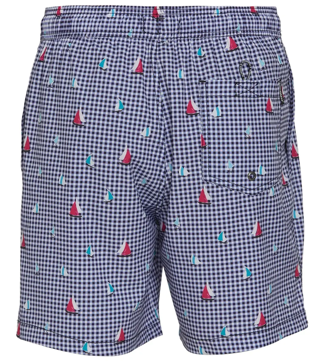 Island Haze Men's 17" Full Sail Printed Swim Trunks - Image 2
