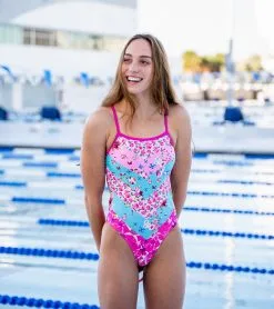 Sporti X Emma Weyant Patchwork Micro Back One Piece Swimsuit