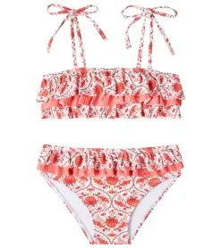 Seafolly Girls' Prague Ruffle Two Piece Bikini Set (Baby, Toddler, Little Kid)
