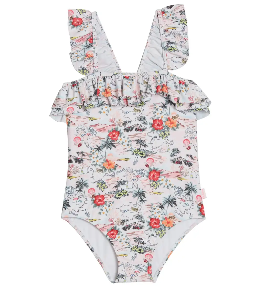 Seafolly Girls' Coast To Coast One Piece Swimsuit (Baby, Toddler, Little Kid)