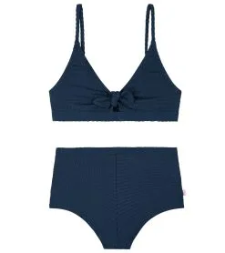 Seafolly Girls' Lemon Soda Triangle Two Piece Bikini Set (Big Kid)