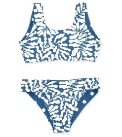 Feather 4 Arrow Girls' Island Hopper Reversible Two Piece Bikini Set (Toddler, Little Kid, Big Kid)
