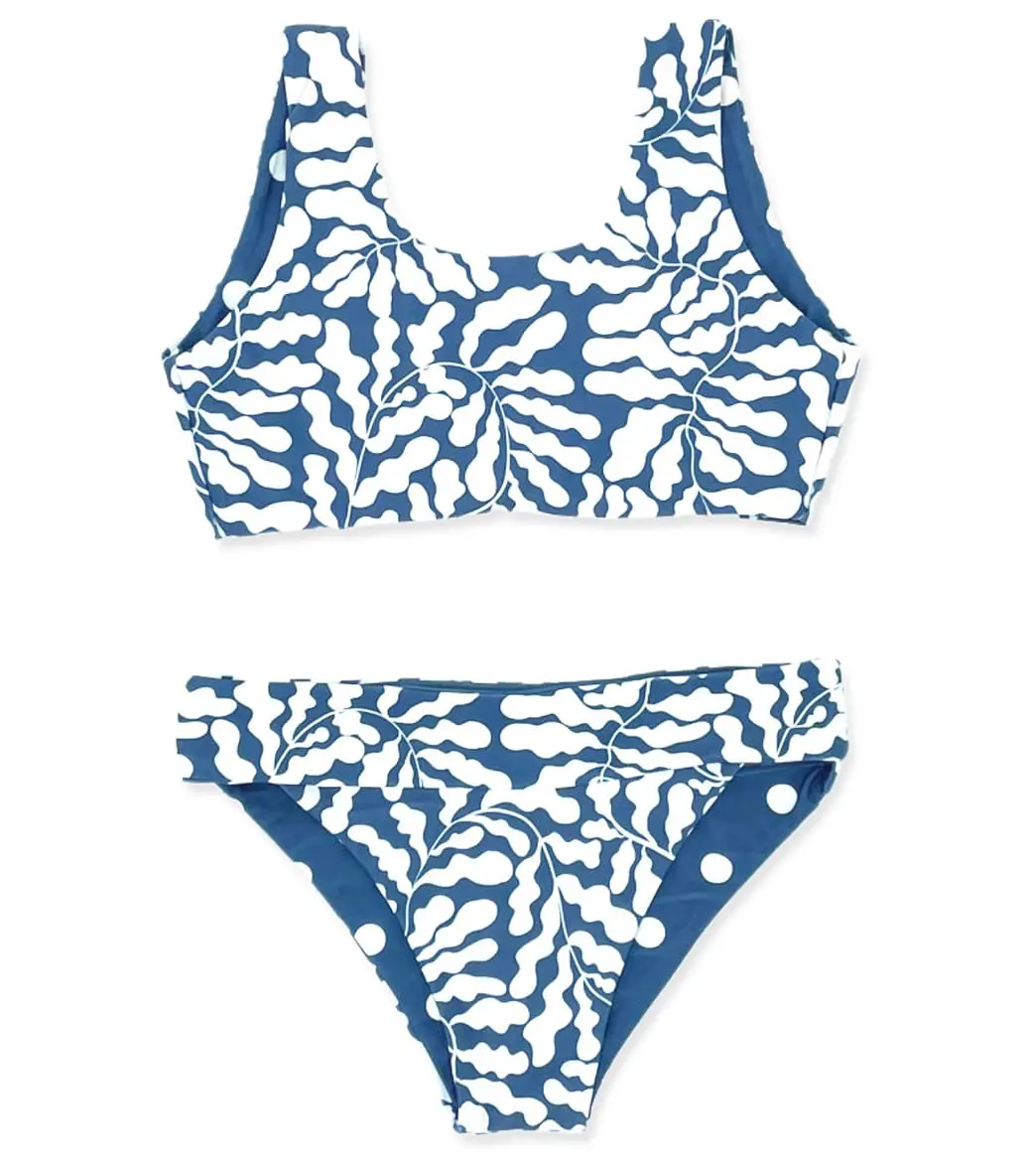 Feather 4 Arrow Girls' Island Hopper Reversible Two Piece Bikini Set (Toddler, Little Kid, Big Kid)