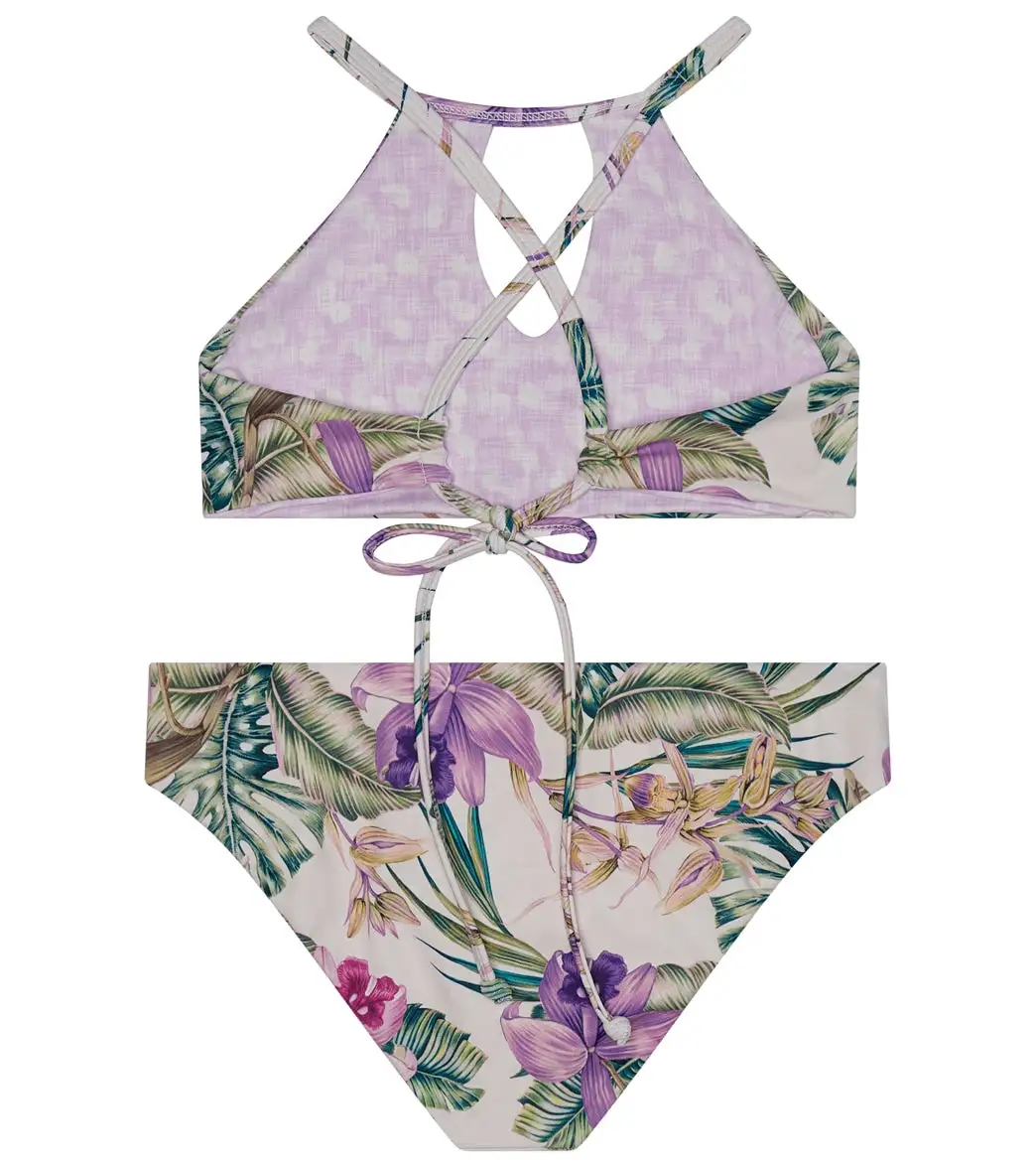 Splendid Girls' Panama Garden Reversible Two Piece Bikini Set (Big Kid) - Image 2