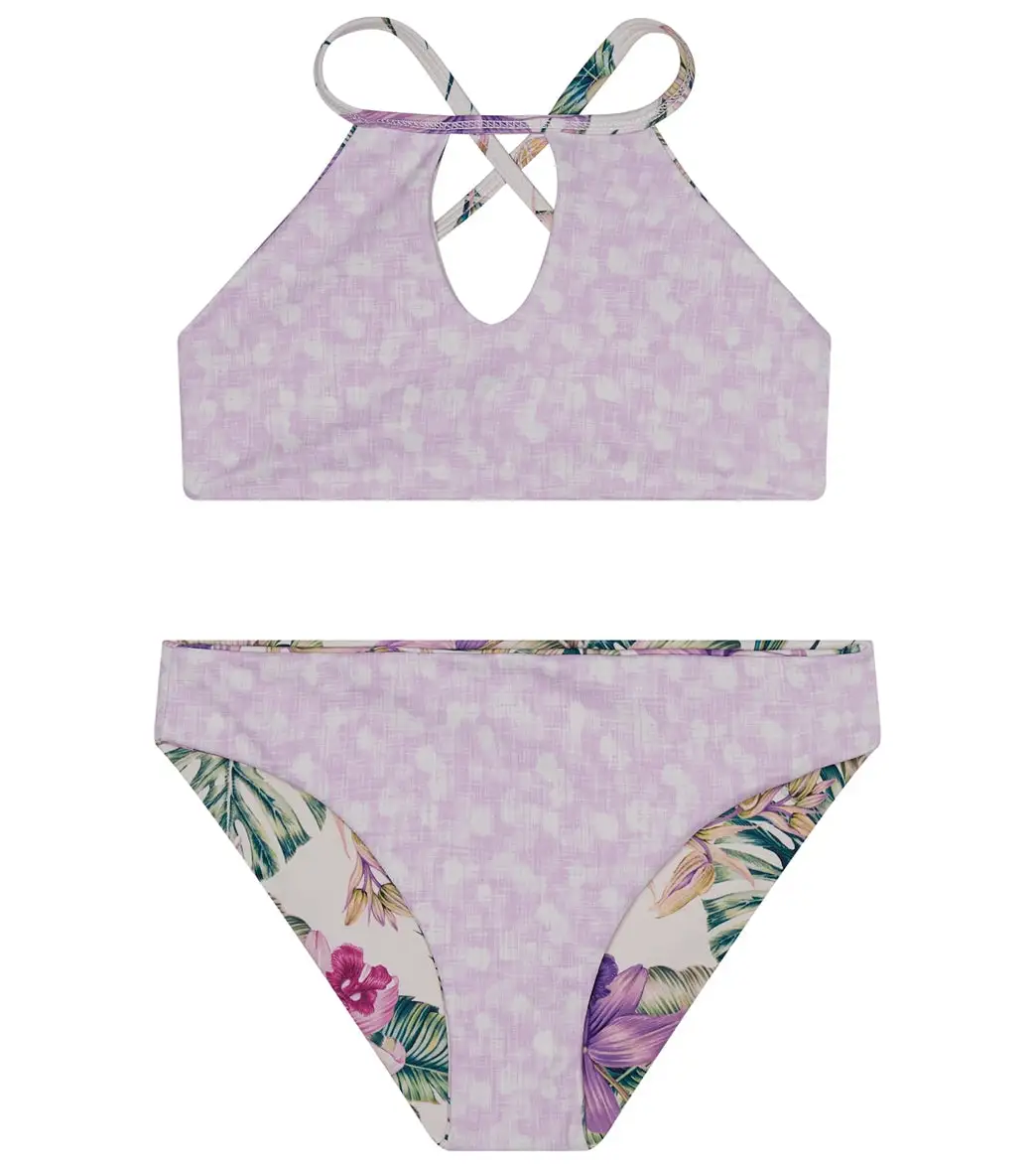 Splendid Girls' Panama Garden Reversible Two Piece Bikini Set (Big Kid) - Image 3