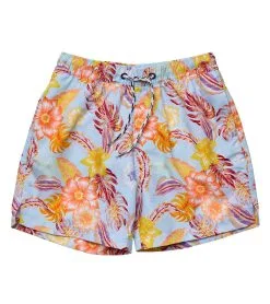 Snapper Rock Boys' Boho Tropical Sustainable Swim Trunks (Toddler, Little Kid, Big Kid)
