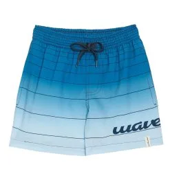 WAVEBREAKER Boy's Ombre Stripe Swim Trunks