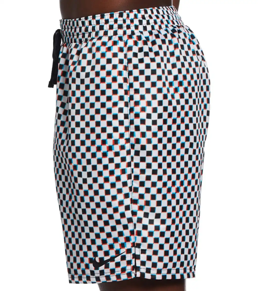 Nike Men's Smiles Check Swim Trunks - Image 3